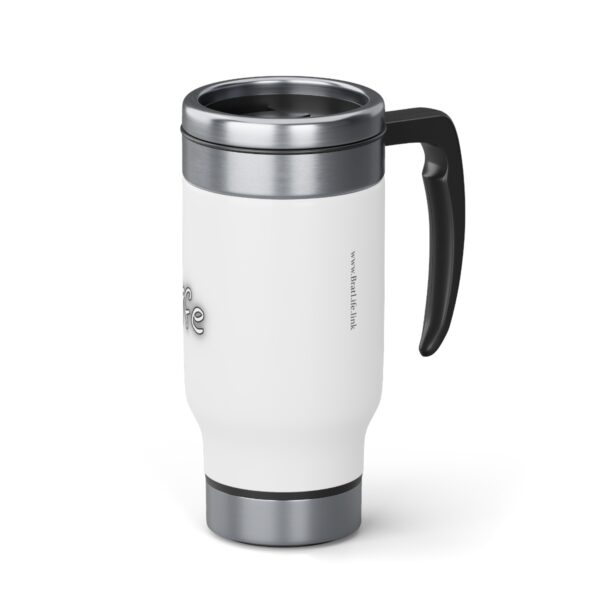 Brat Life TriSkull Stainless Steel Travel Mug with Handle, 14oz - Image 5
