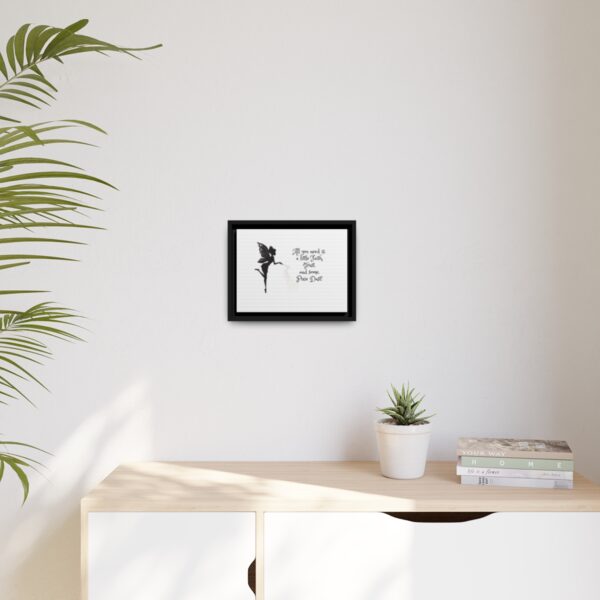 "Pixie Power" Matte Canvas (Black Frame) - Image 4