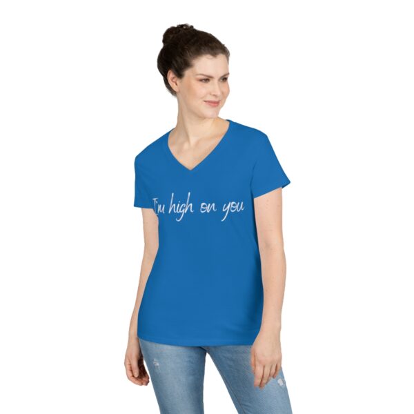 Ladies' V-Neck T-Shirt - Image 12