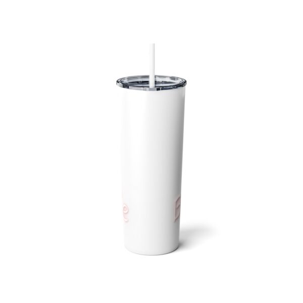 Brat Life Skinny Steel Tumbler with Straw, 20oz - Image 5