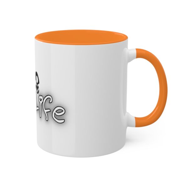 Brat Life TriSkull Colorful Mugs, 11oz - Image 70