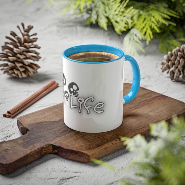 Brat Life TriSkull Colorful Mugs, 11oz - Image 17