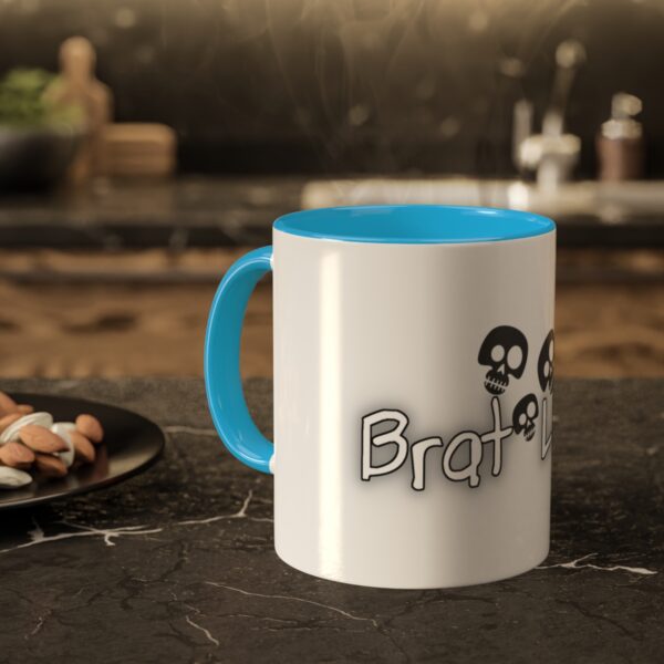 Brat Life TriSkull Colorful Mugs, 11oz - Image 18