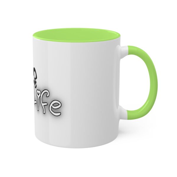 Brat Life TriSkull Colorful Mugs, 11oz - Image 22