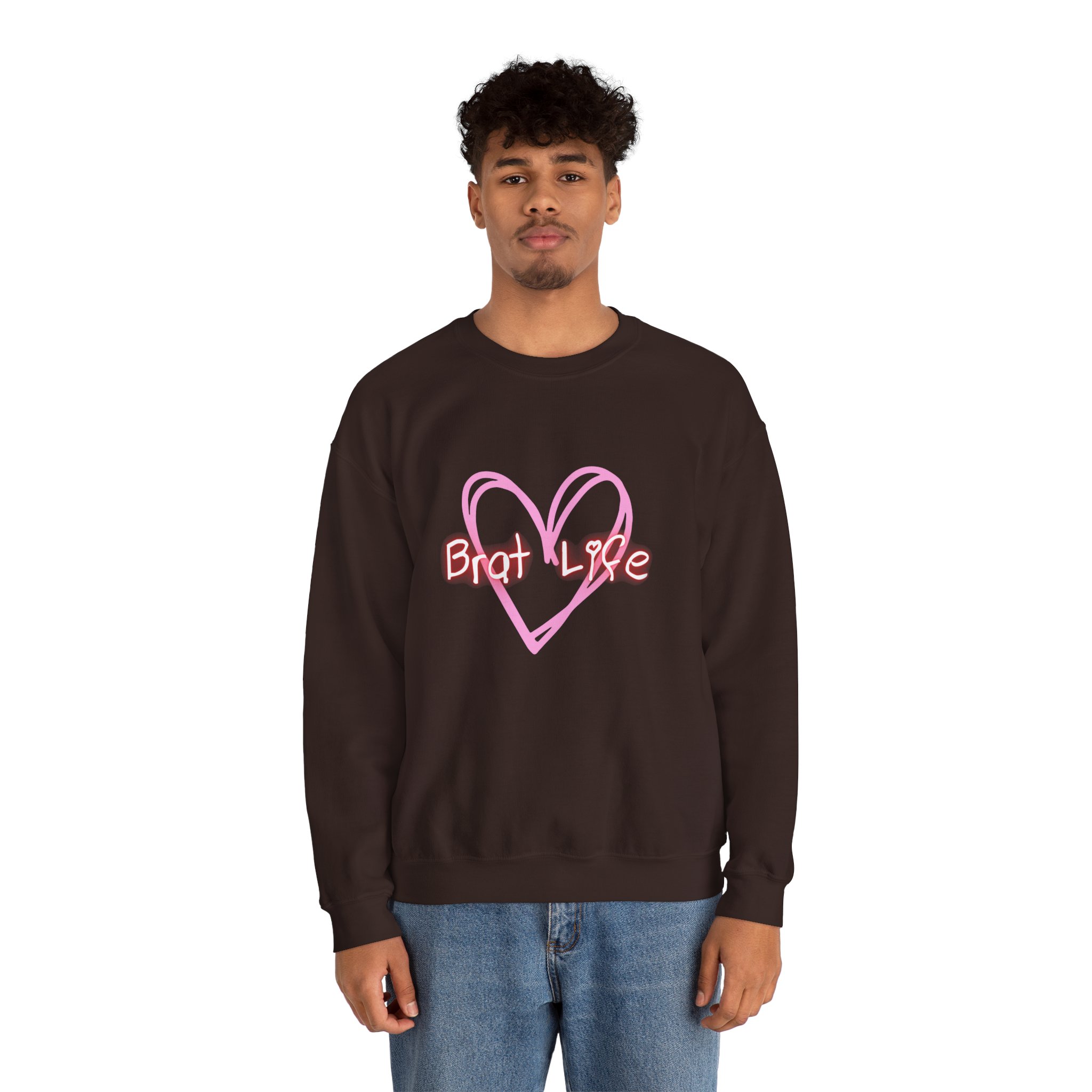 Brat Life Unisex Heavy Blend™ Crewneck Sweatshirt - Image 12
