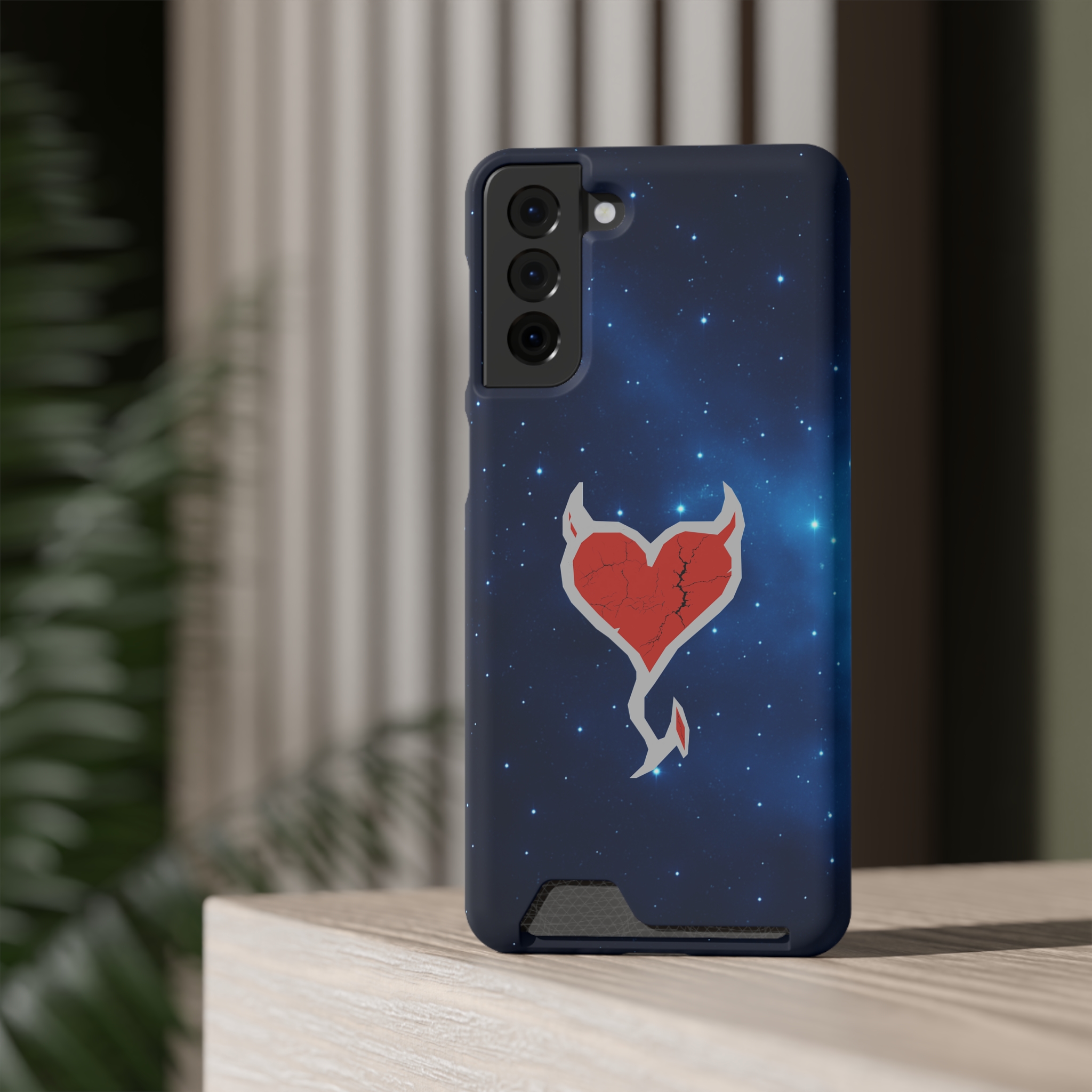 Phone Case — Cosmic Rogueheart Casr with Card Holder - Image 154