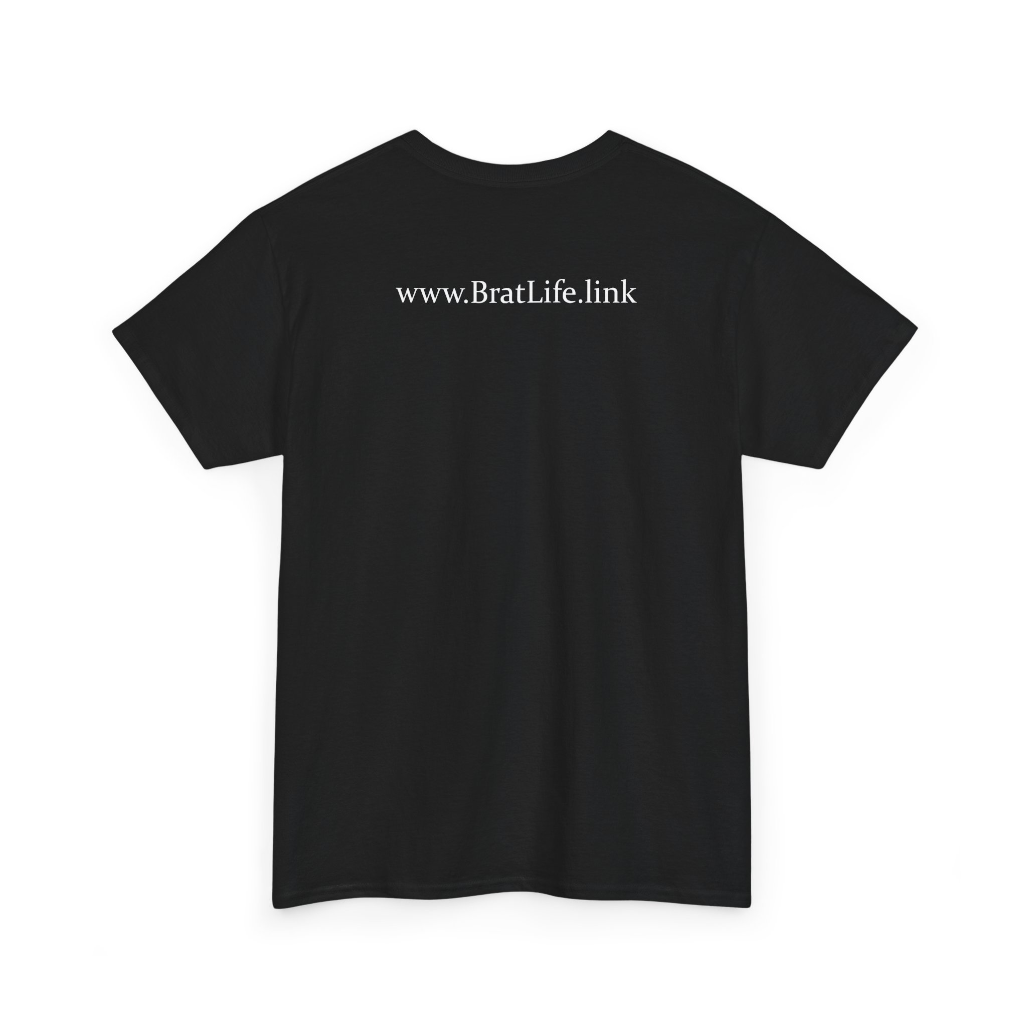 Brat Life "Don't look at me in that tone of voice" dark Unisex Heavy Cotton Tee - Image 4