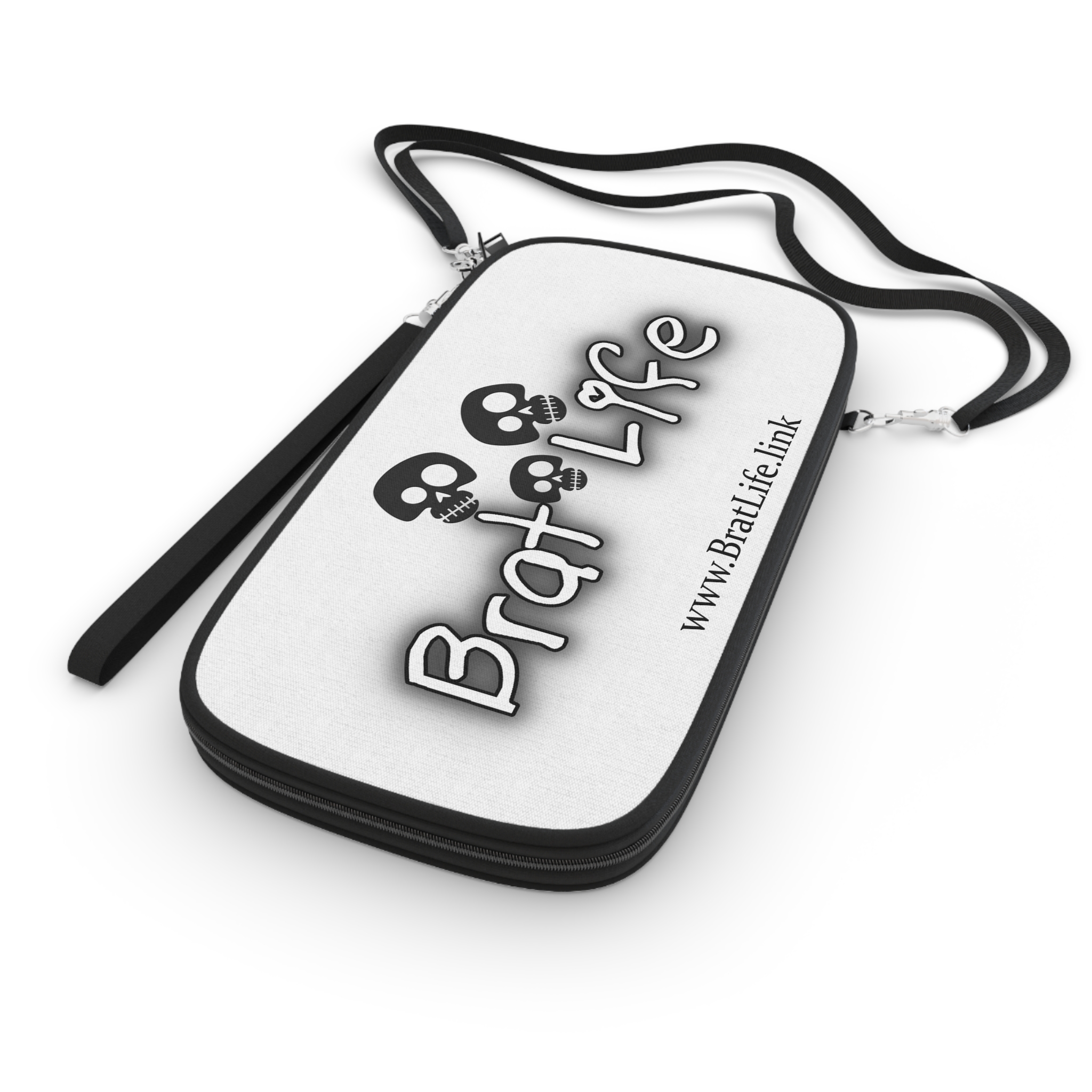 Brat Life TriSkull Passport Wallet - Image 3