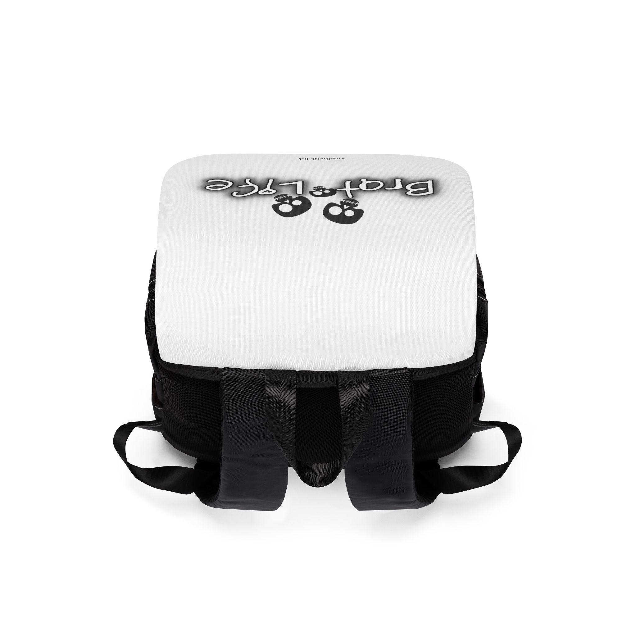 Brat Life TriSkull Unisex Casual Shoulder Backpack - Image 4