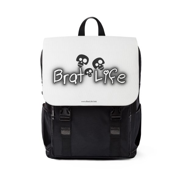 Brat Life TriSkull Unisex Casual Shoulder Backpack