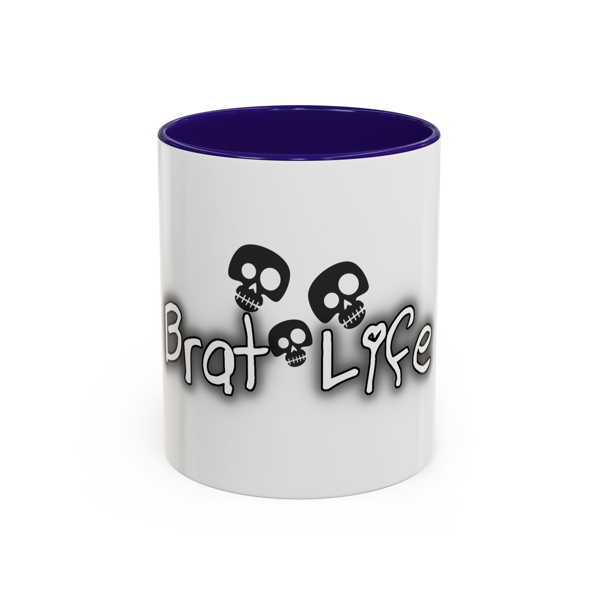 Brat Life TriSkull Colorful Mugs, 11oz - Image 5