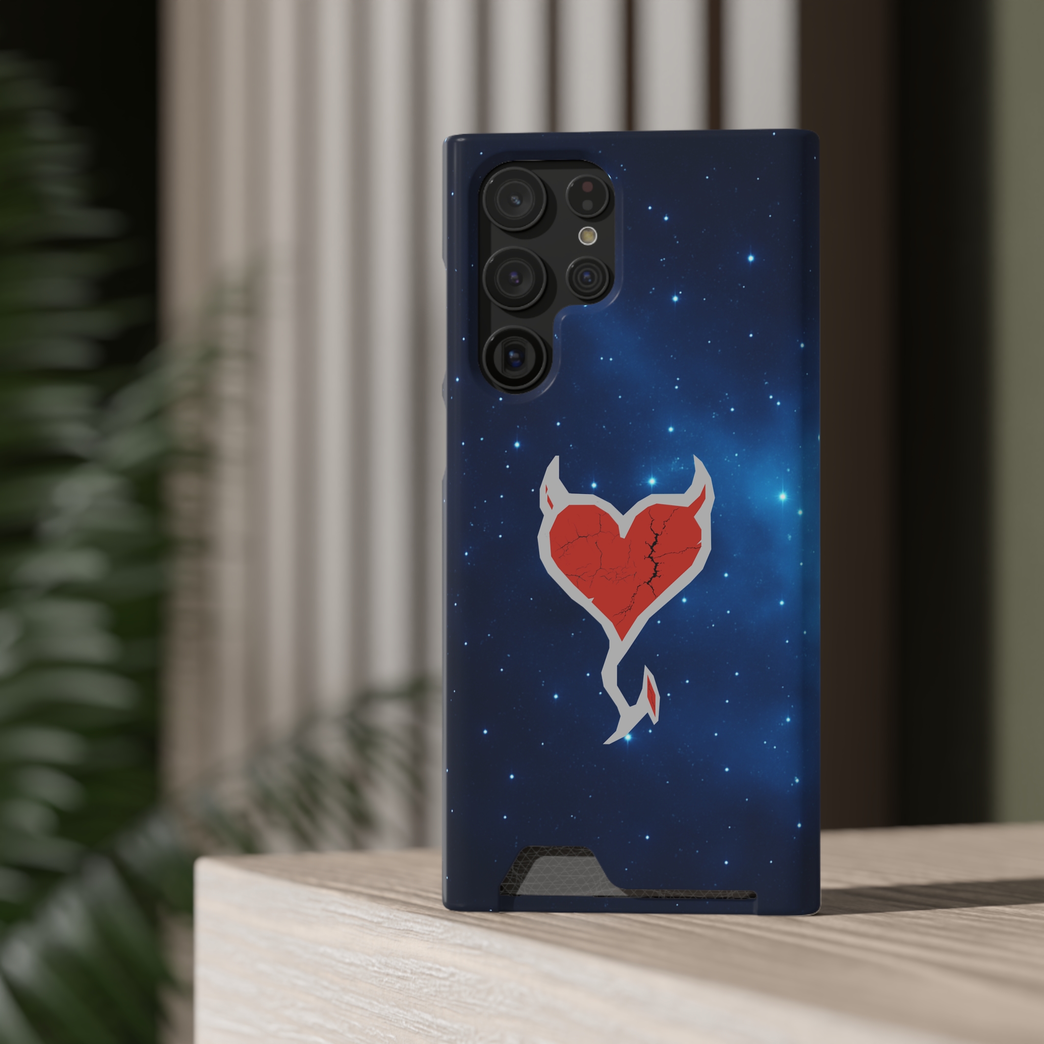 Phone Case — Cosmic Rogueheart Casr with Card Holder - Image 20
