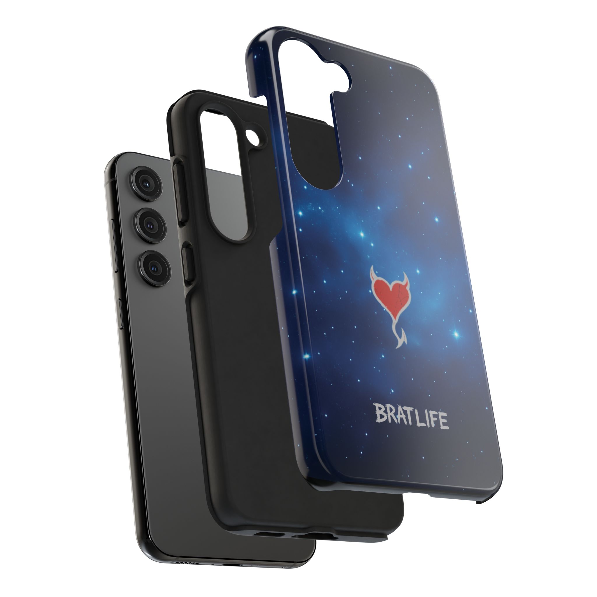 Brat Life Rogueheart Tough Phone Case - Space Design with Heart - Image 8