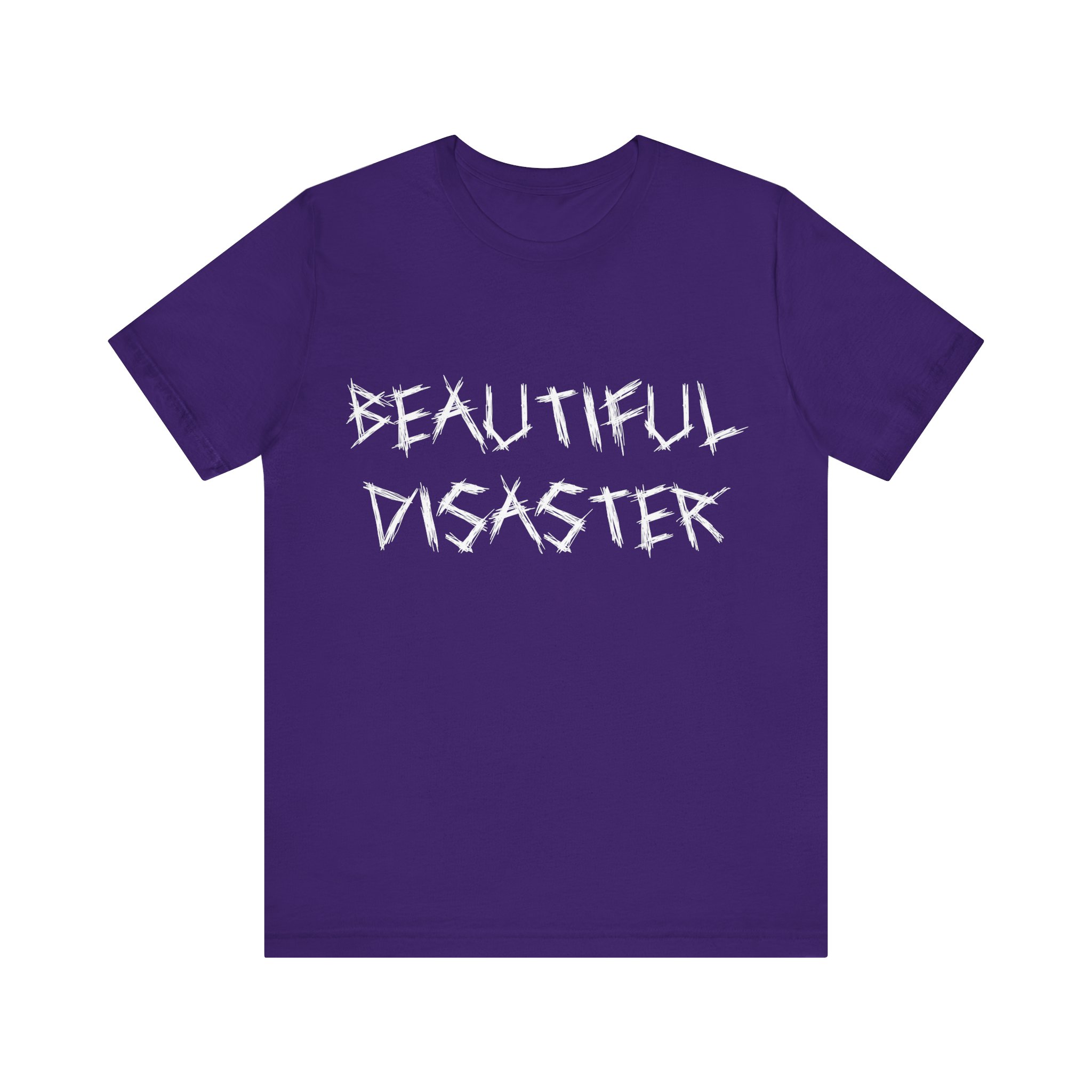 Brat Life "Beautiful Disaster" Unisex Jersey Short Sleeve Tee - Image 73