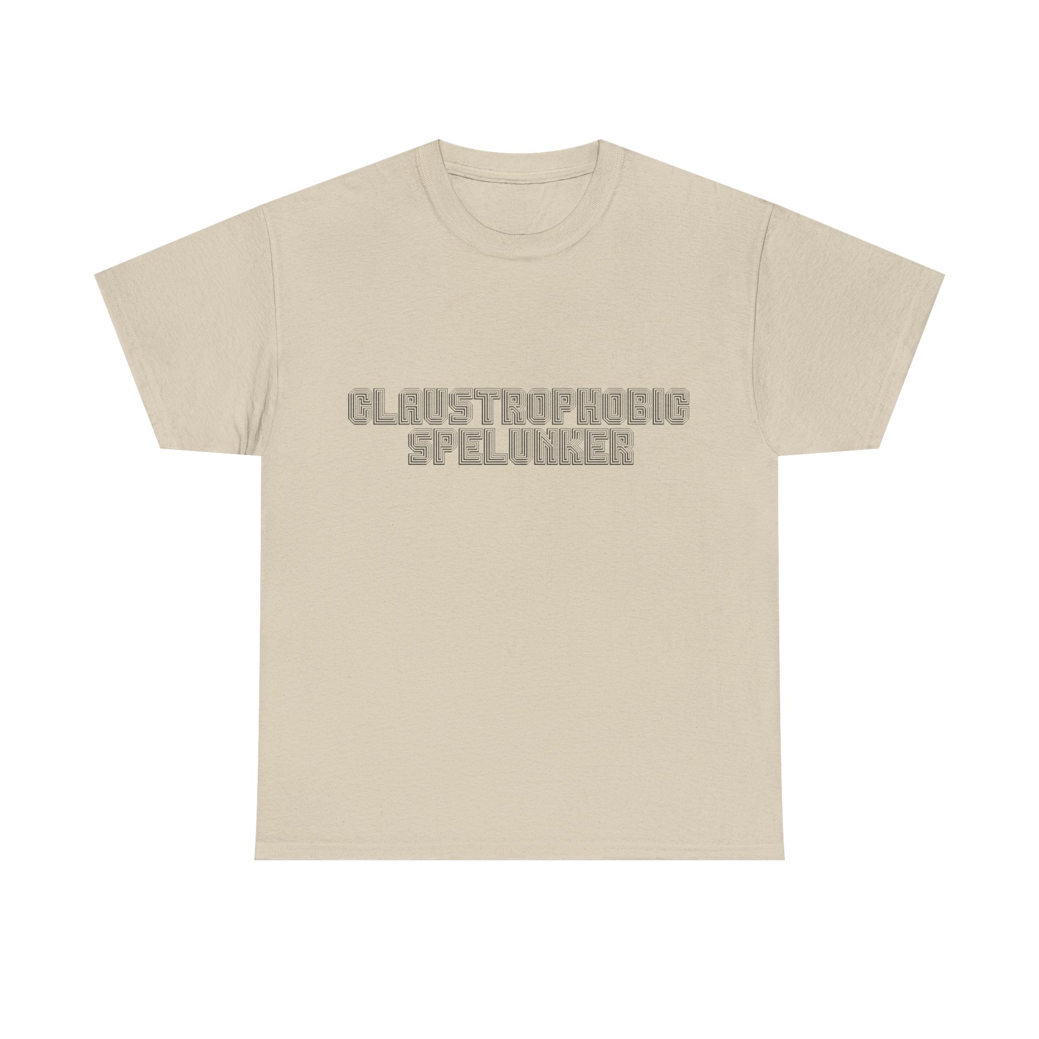 Brat Life "Claustrophobic Spelunker" Unisex Heavy Cotton Tee - Image 9