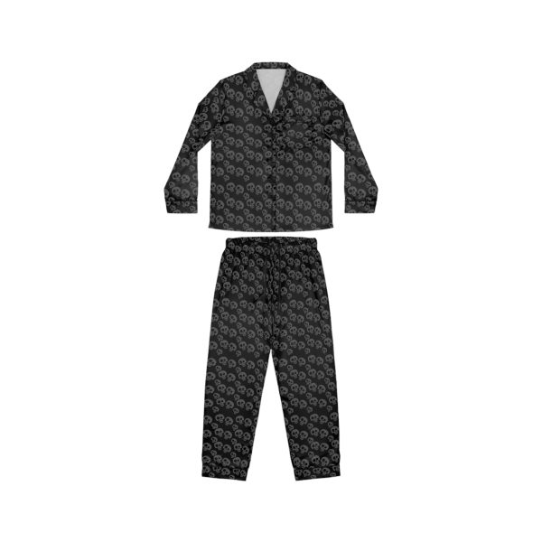 Brat Life "Tri-Skull" Women's Satin Pajamas (AOP)
