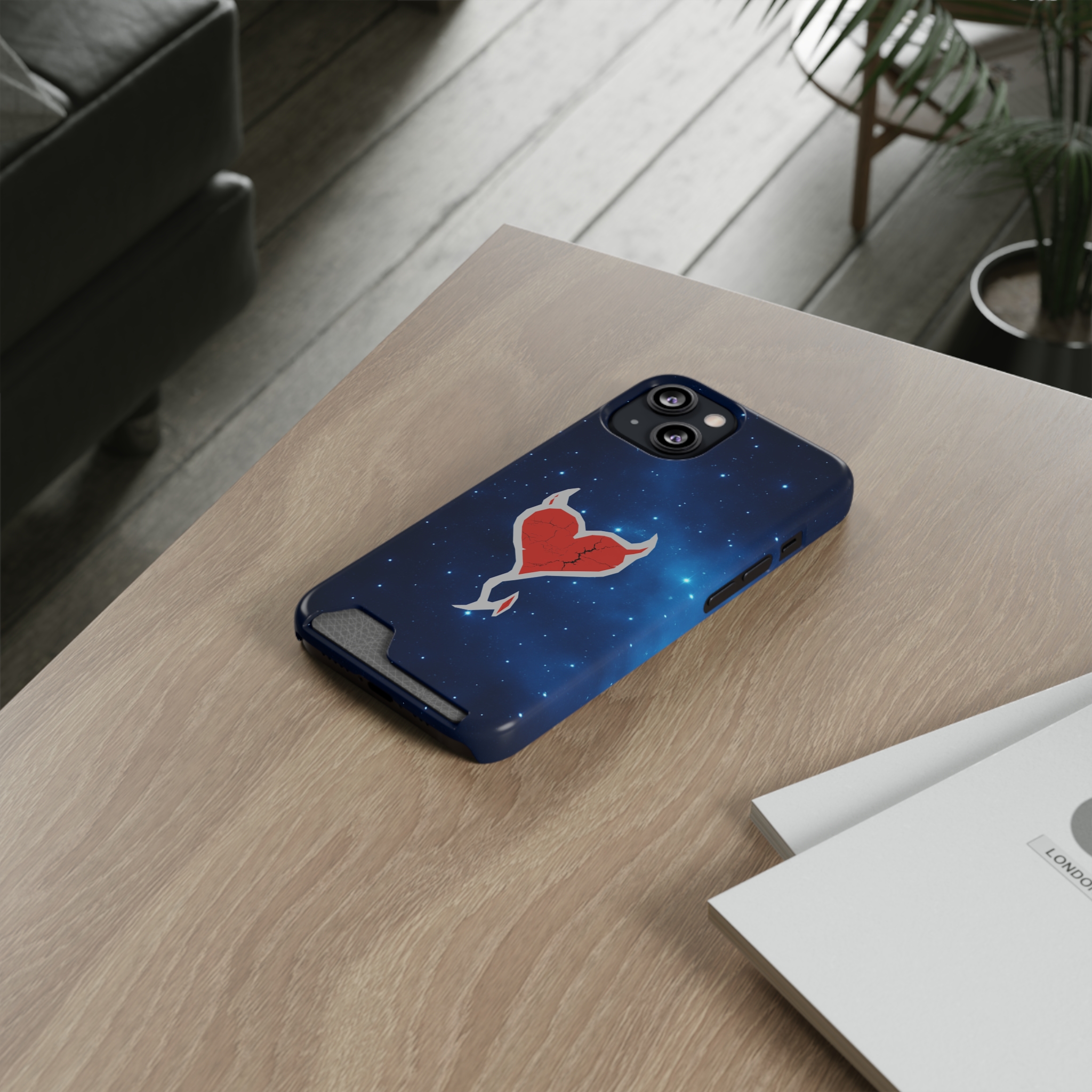 Phone Case — Cosmic Rogueheart Casr with Card Holder - Image 29