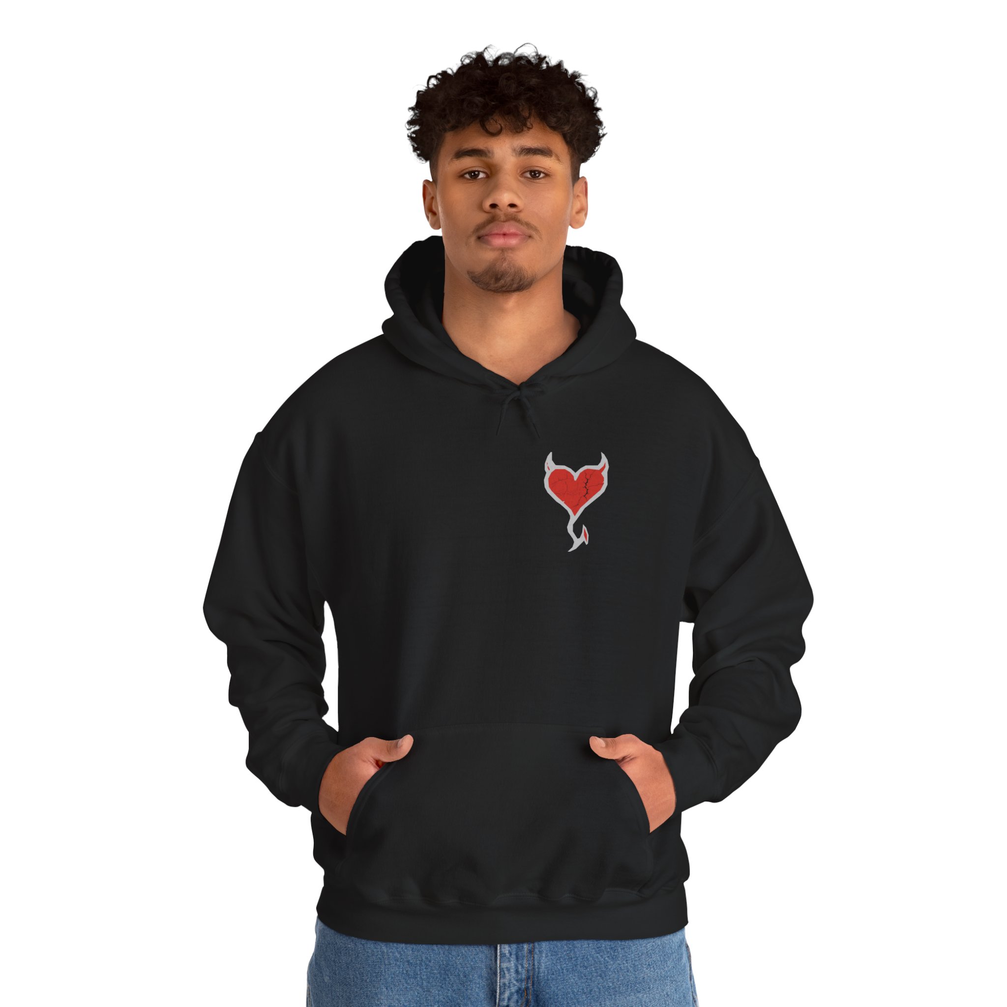 Heart Hoodie - "You Matter" Black Comfort Sweatshirt