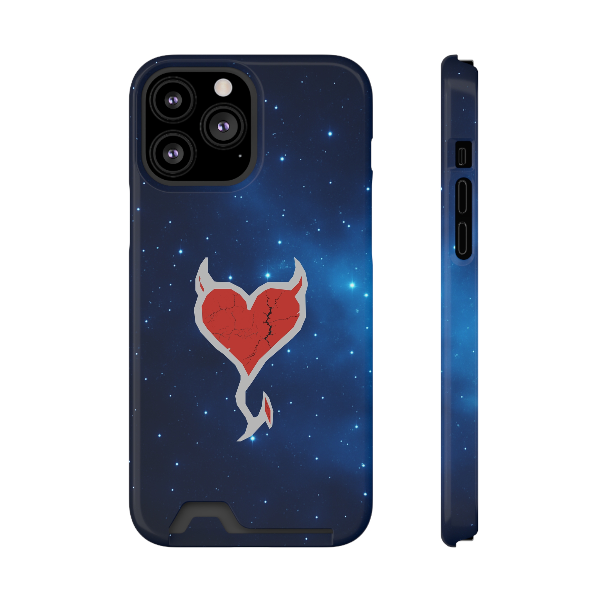 Phone Case — Cosmic Rogueheart Casr with Card Holder - Image 131