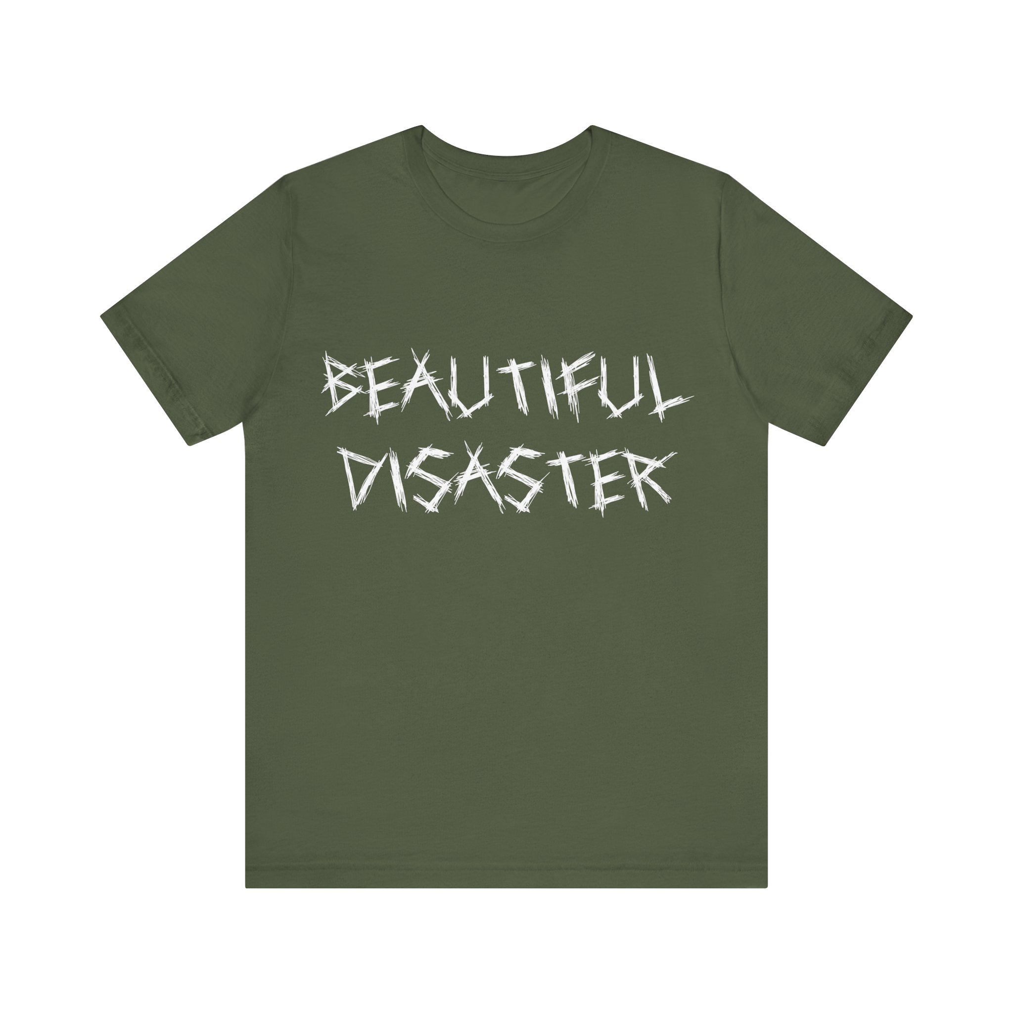Brat Life "Beautiful Disaster" Unisex Jersey Short Sleeve Tee - Image 25