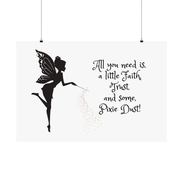 Absurd.Link "Faith, Trust & Pixie Dust" Premium Matte horizontal posters