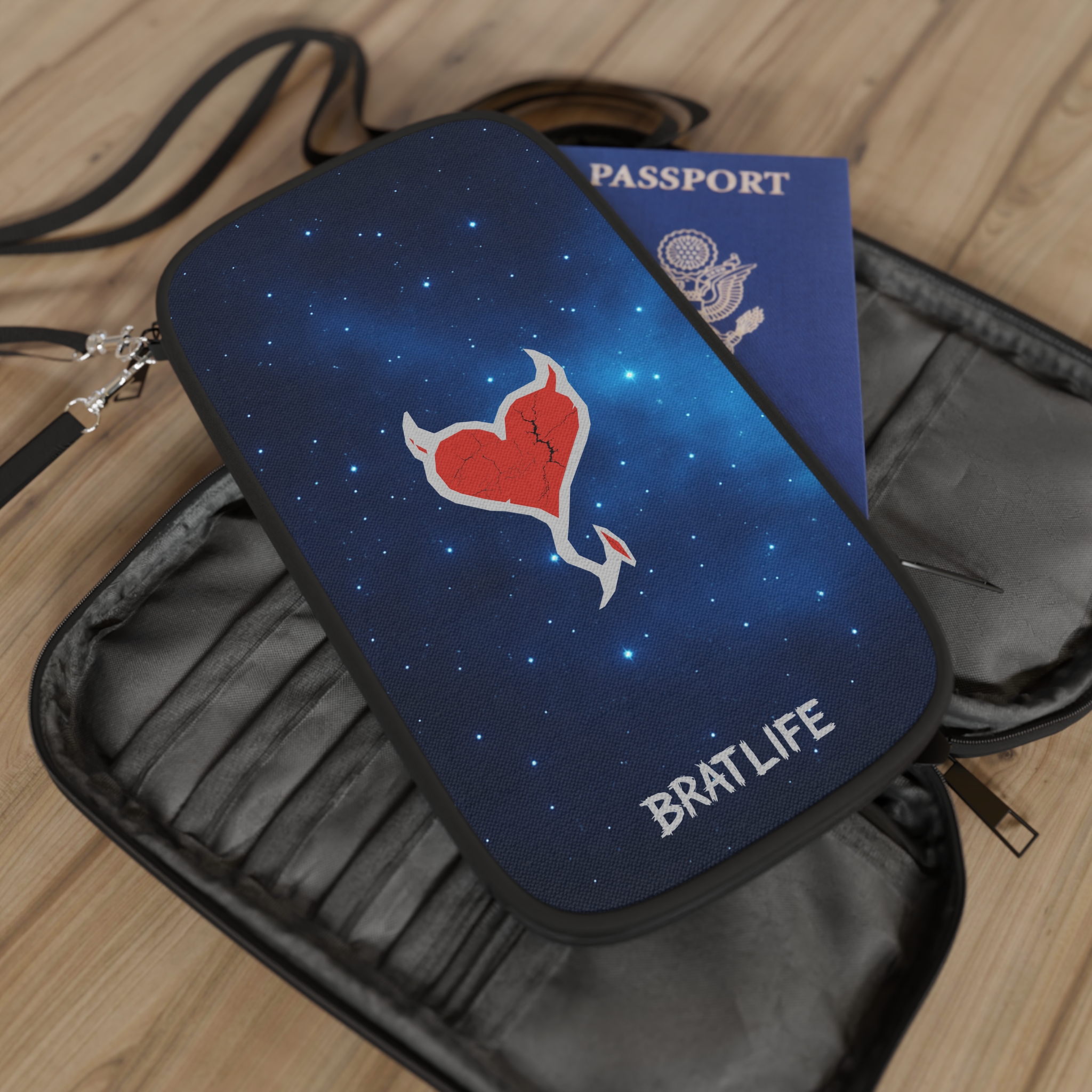 Brat Life Heart Passport Wallet - Stylish Travel Companion for Adventurers - Image 6