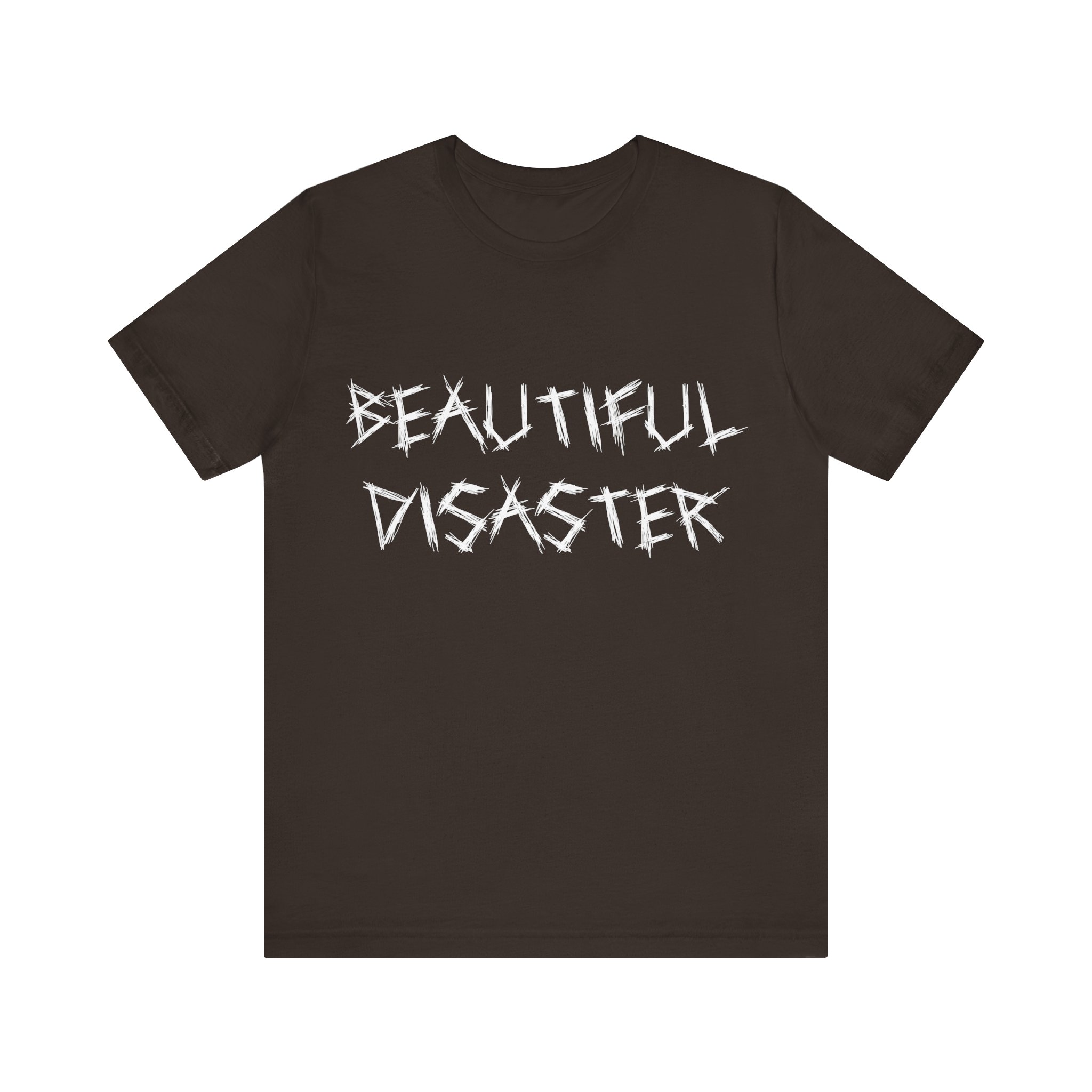 Brat Life "Beautiful Disaster" Unisex Jersey Short Sleeve Tee - Image 5