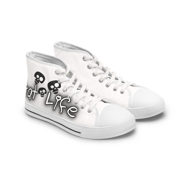 Brat Life TriSkull Women's High Top Sneakers