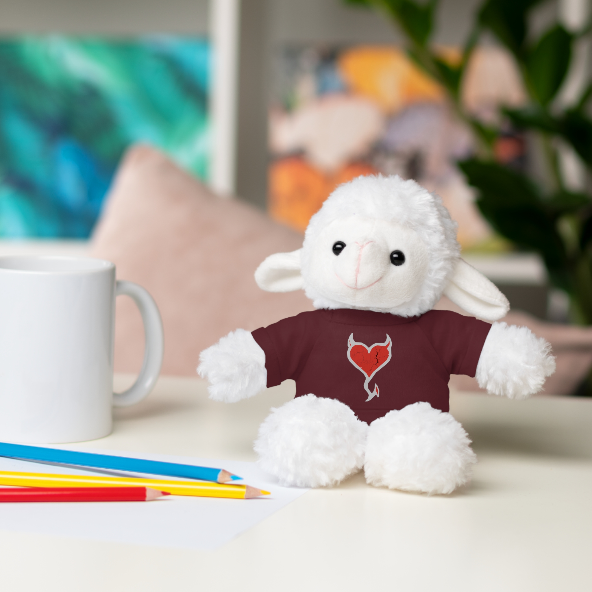 Plush Teddy Bear with Heart Tee — Cute Stuffed Animal for your Love - Image 36