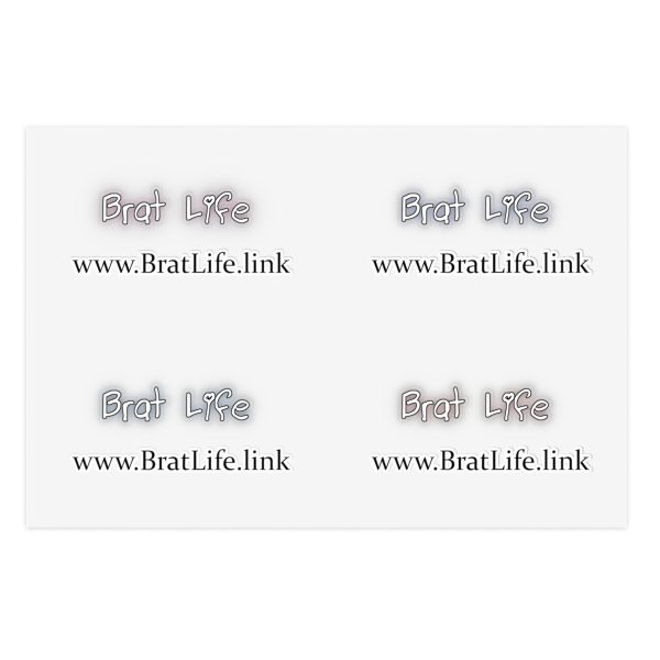 Brat Life Sticker Sheets
