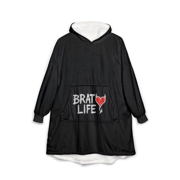 Brat Life Hooded Blanket for Cozy Comfort