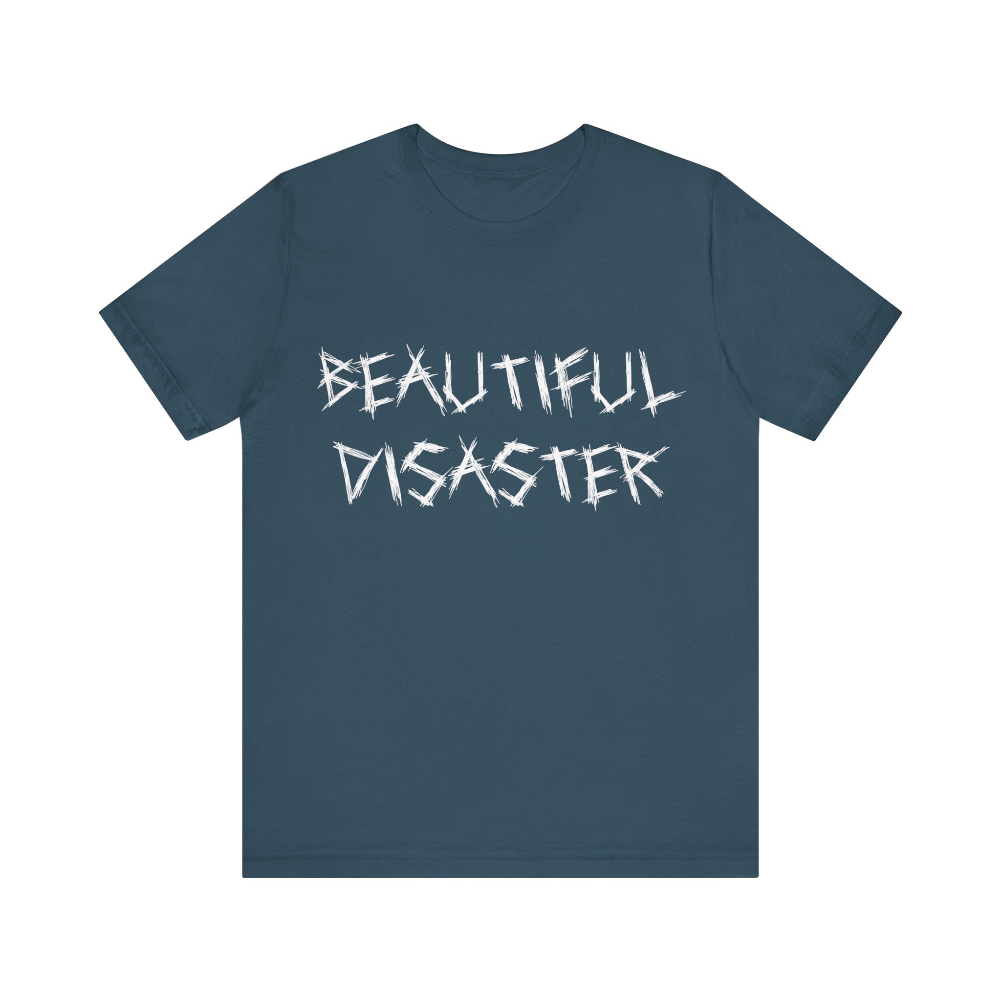 Brat Life "Beautiful Disaster" Unisex Jersey Short Sleeve Tee - Image 65