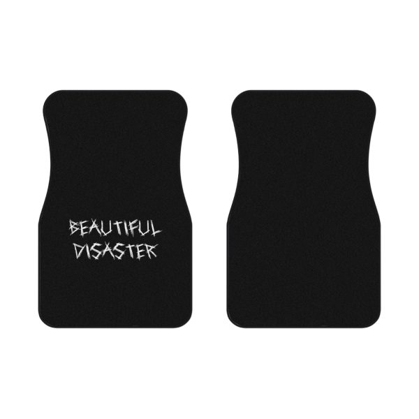 Brat Life "Beautiful Disaster" Car Mats (2x Front)