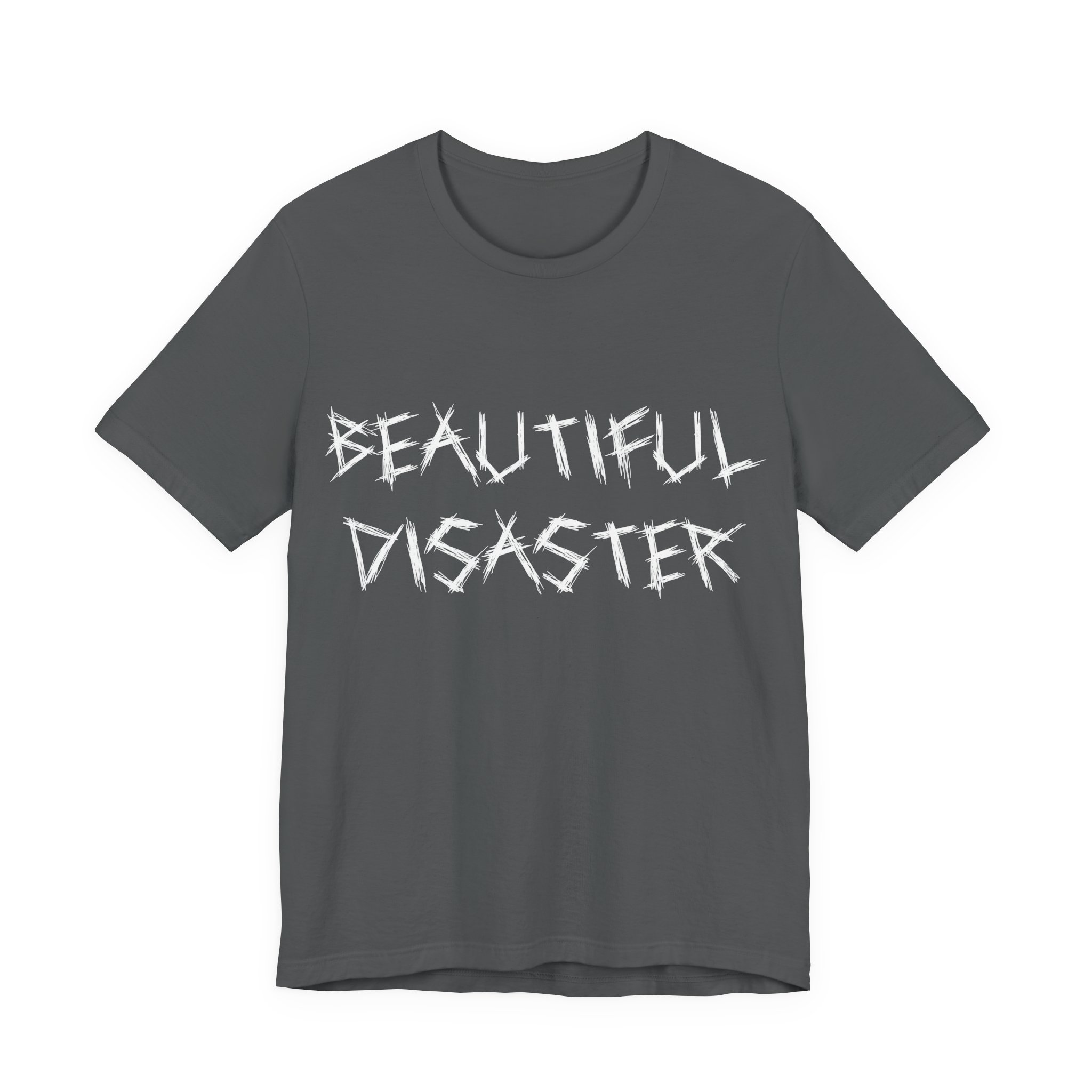 Brat Life "Beautiful Disaster" Unisex Jersey Short Sleeve Tee - Image 63
