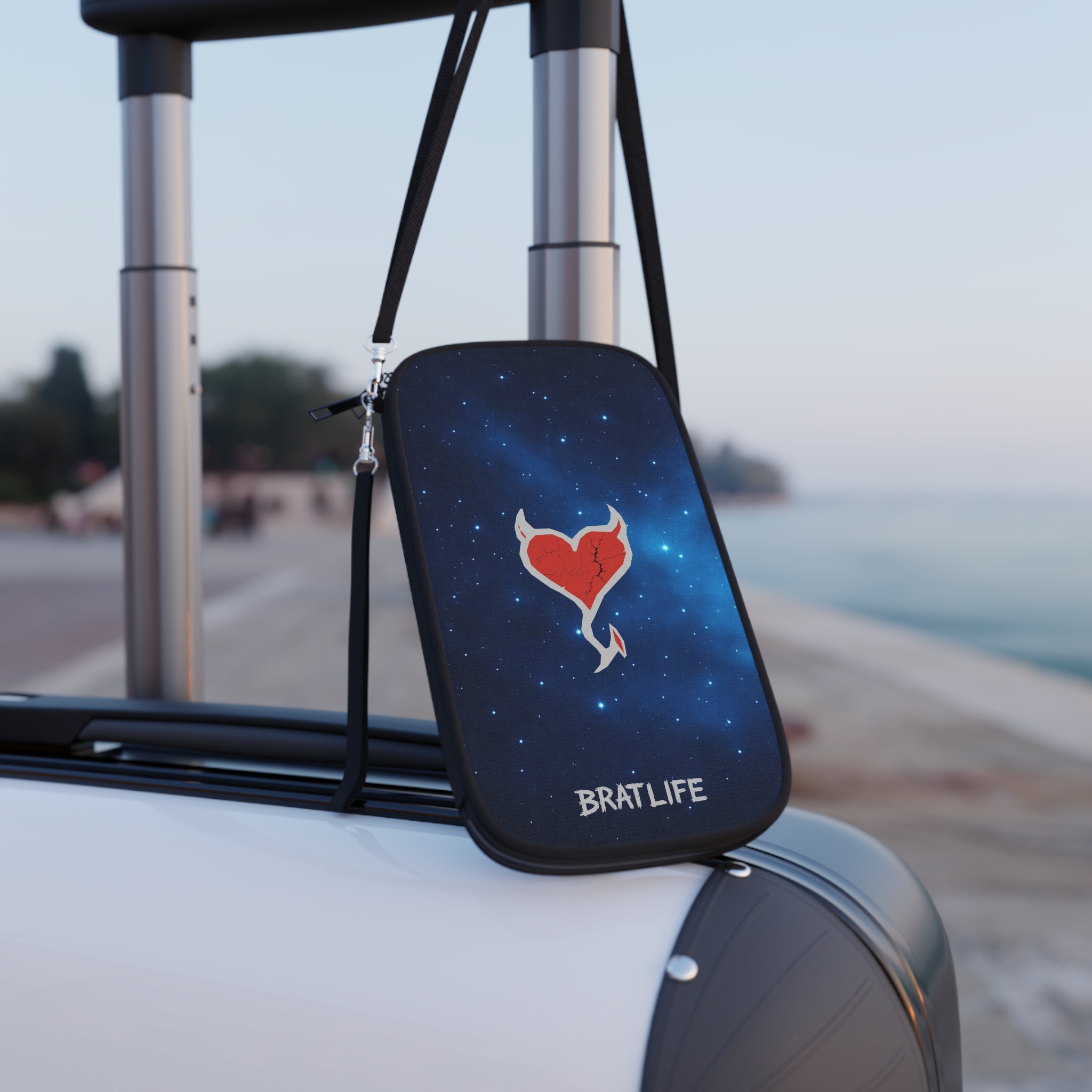 Brat Life Heart Passport Wallet - Stylish Travel Companion for Adventurers