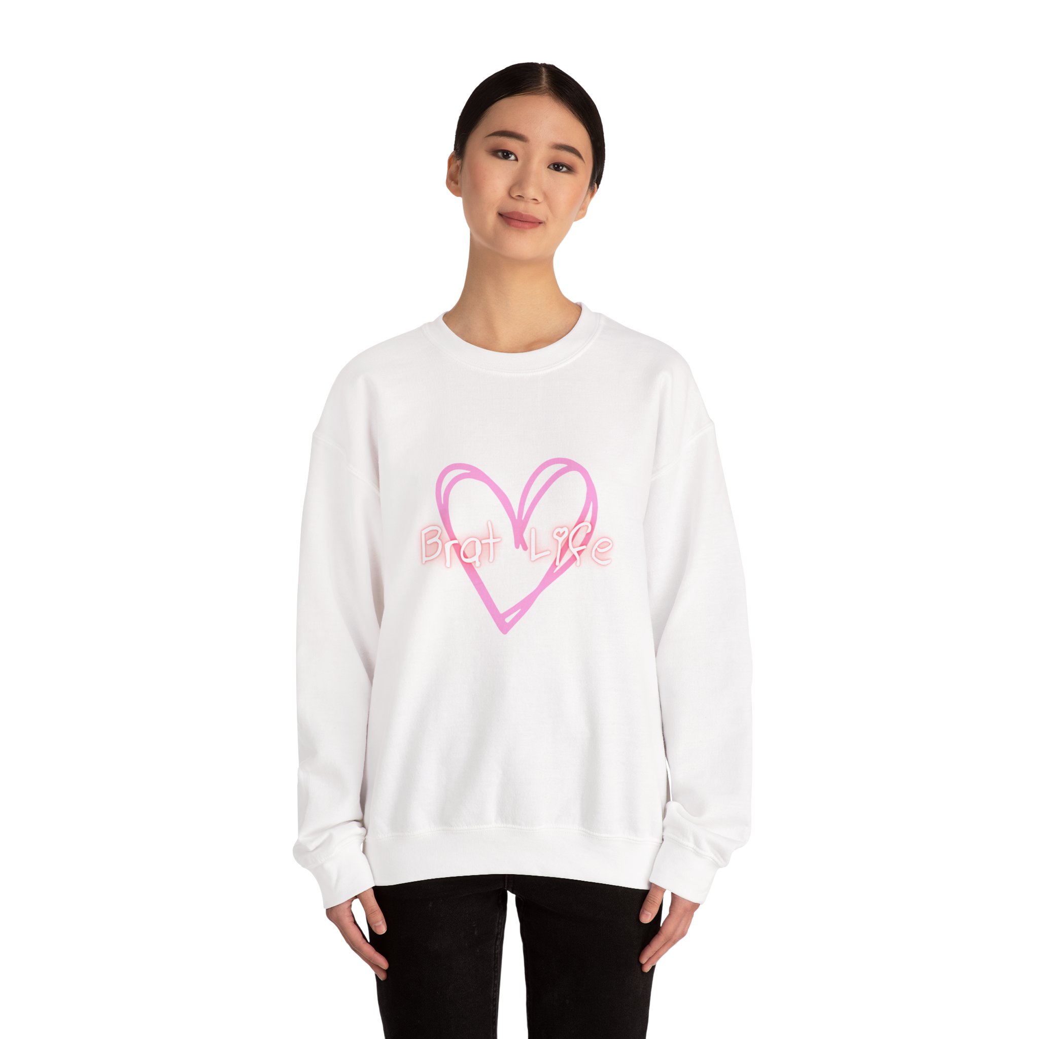 Brat Life Unisex Heavy Blend™ Crewneck Sweatshirt - Image 3
