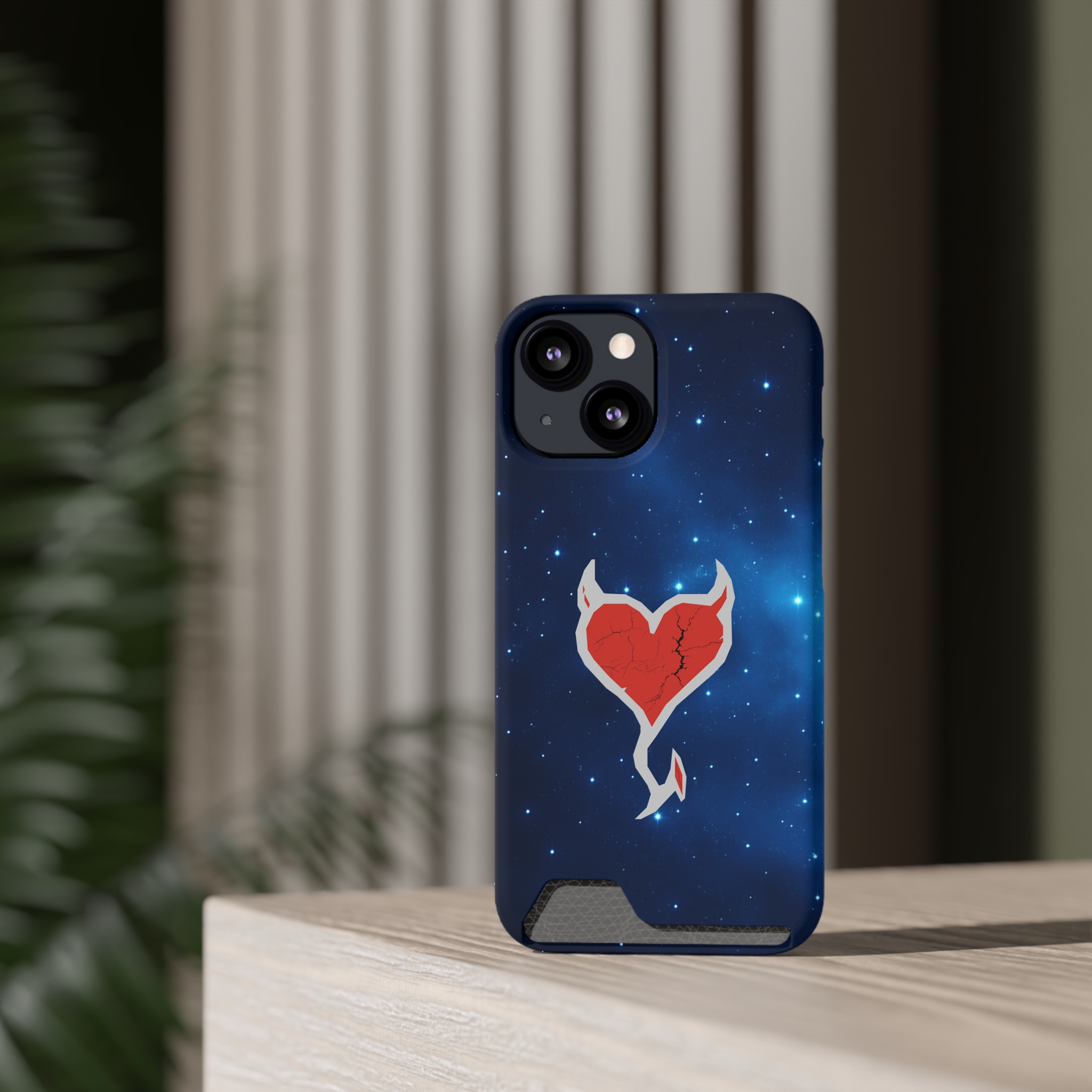 Phone Case — Cosmic Rogueheart Casr with Card Holder - Image 122