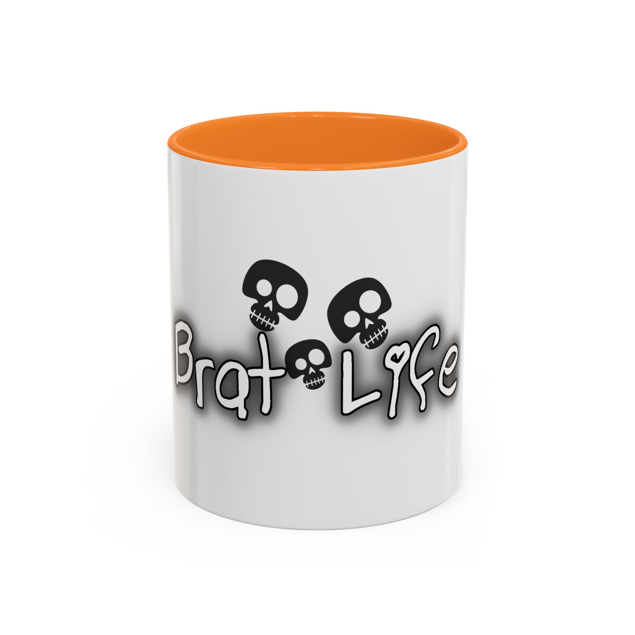 Brat Life TriSkull Colorful Mugs, 11oz - Image 13