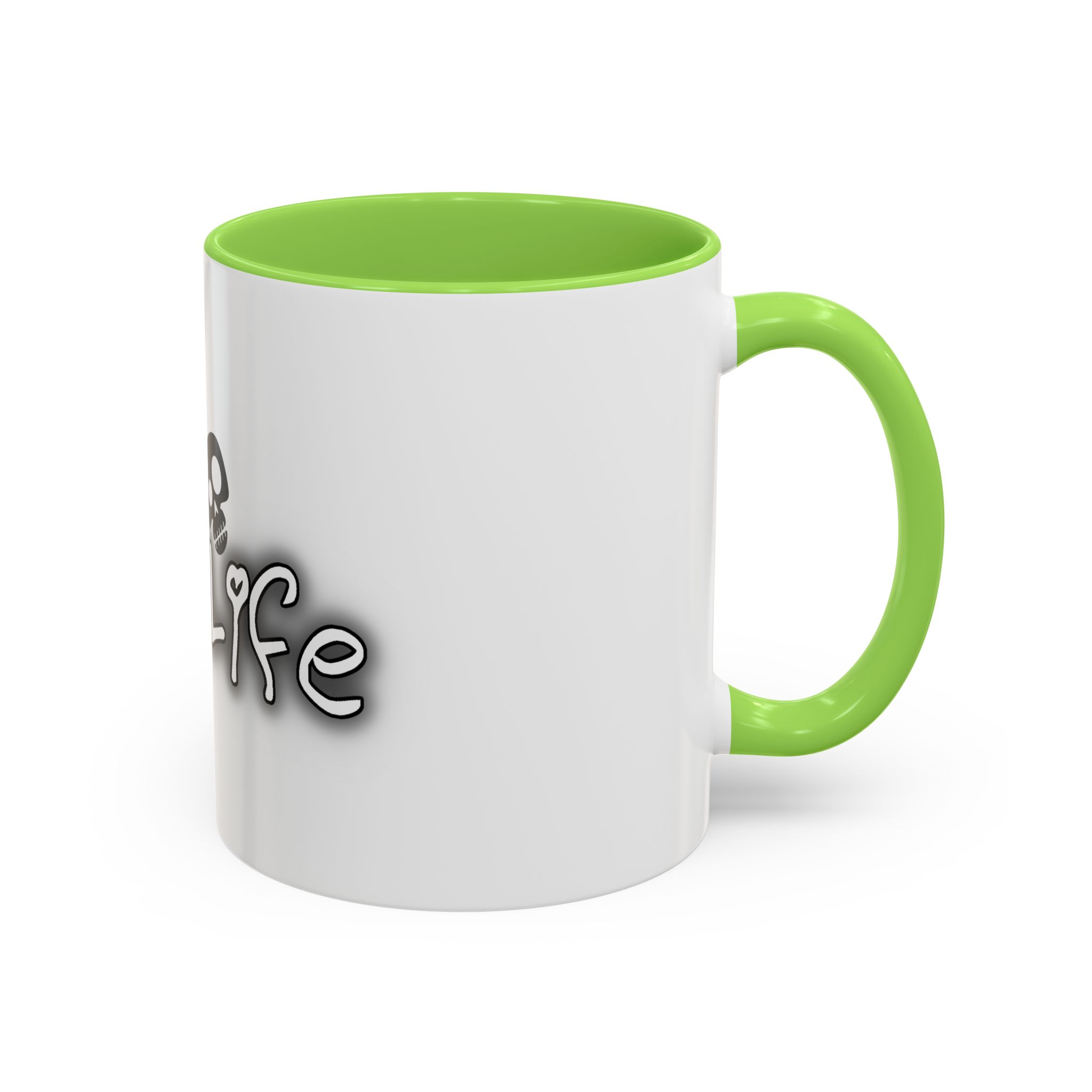 Brat Life TriSkull Colorful Mugs, 11oz - Image 26