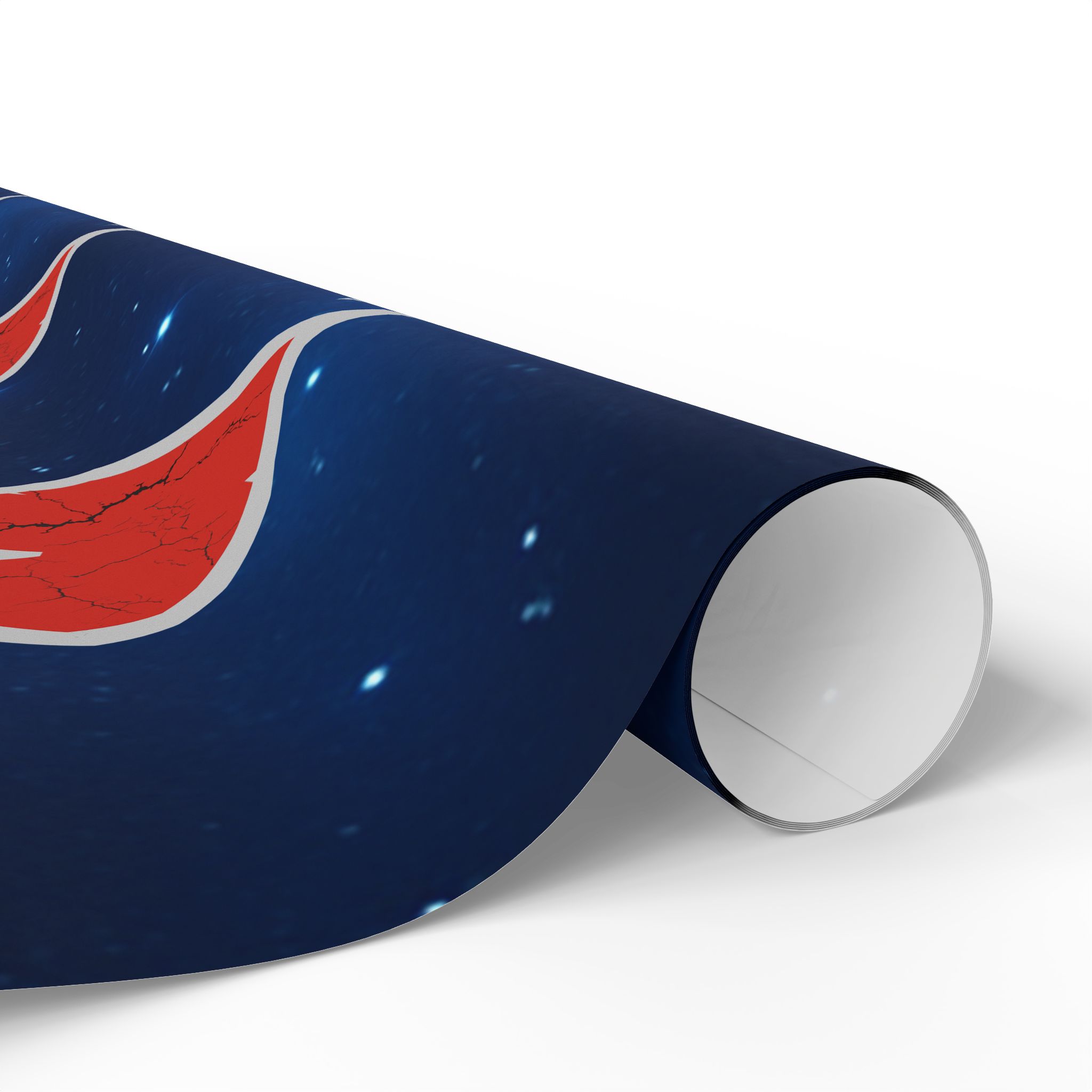 Romantic Space Heart Wrapping Paper — Galaxy Red Heart Gift Wrap for Valentine’s Day - Image 3