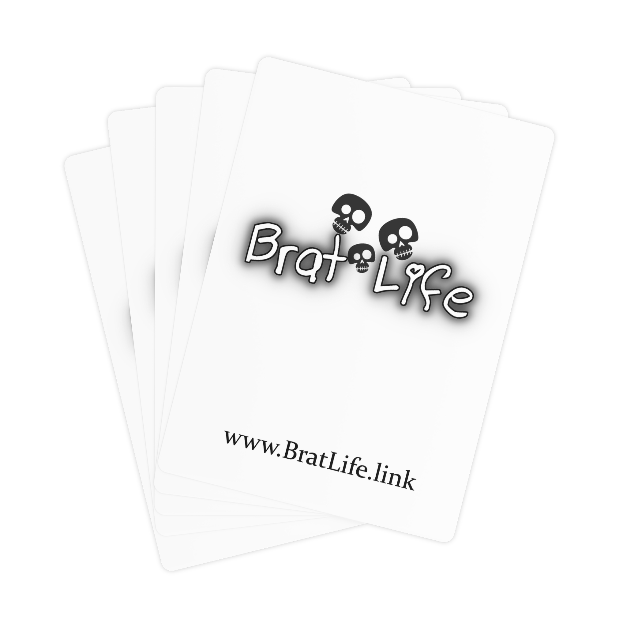 Brat Life TriSkull Poker Cards - Image 3