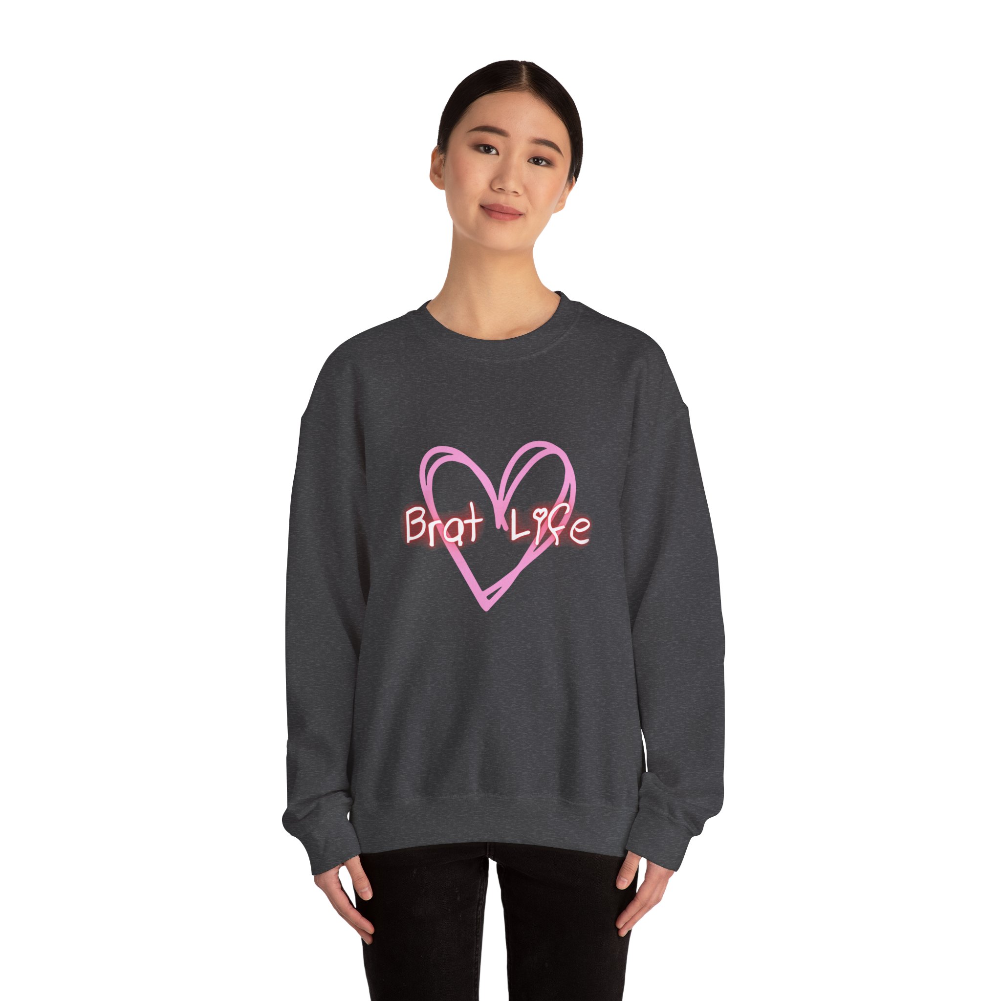 Brat Life Unisex Heavy Blend™ Crewneck Sweatshirt - Image 15