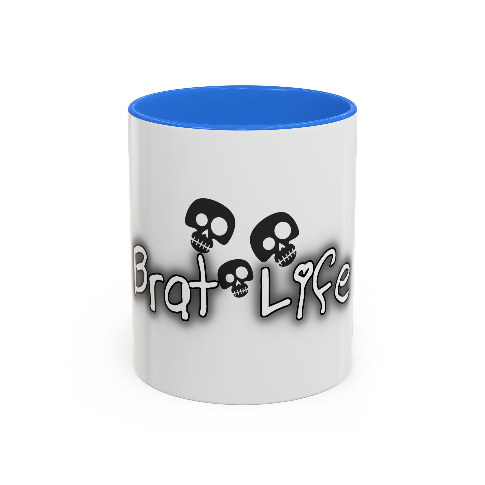 Brat Life TriSkull Colorful Mugs, 11oz - Image 9