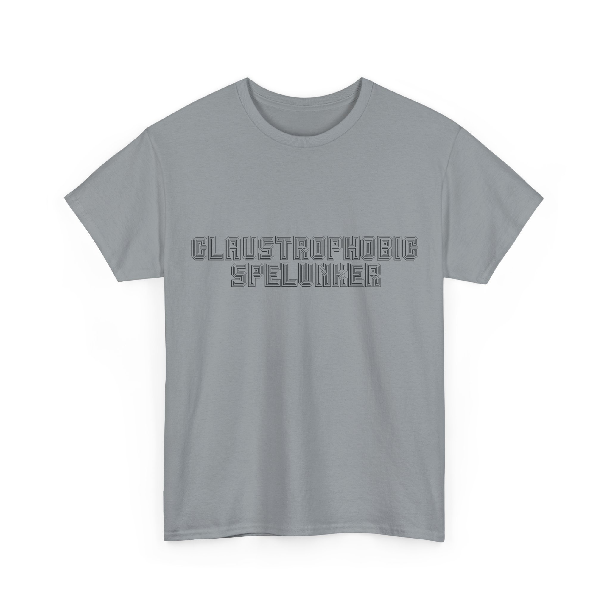 Brat Life "Claustrophobic Spelunker" Unisex Heavy Cotton Tee - Image 19