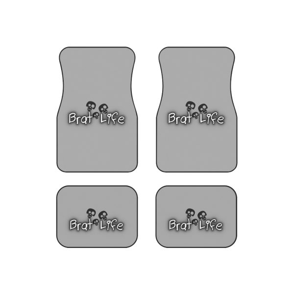 Brat Life TriSkull Car Mats (Set of 4)