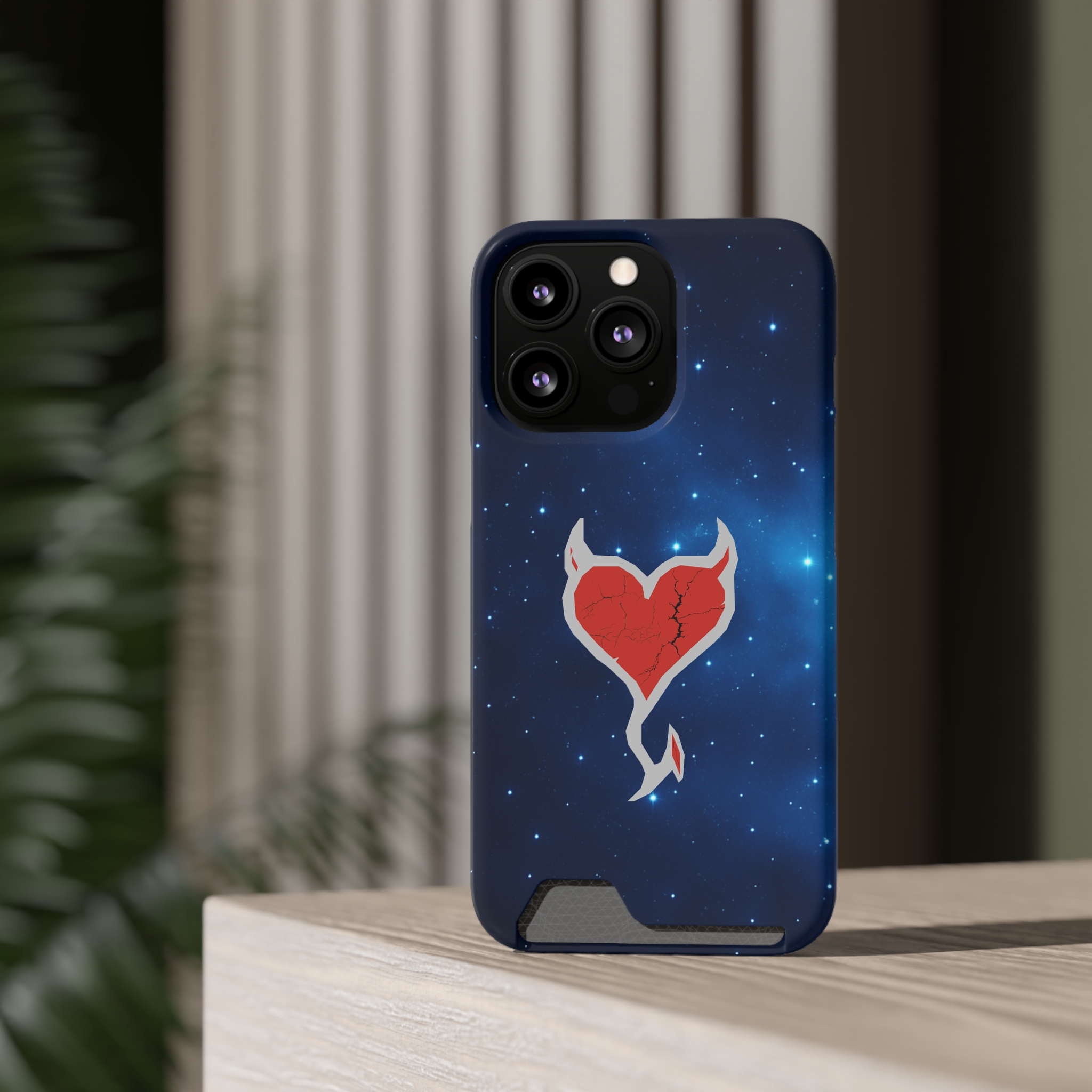 Phone Case — Cosmic Rogueheart Casr with Card Holder - Image 126
