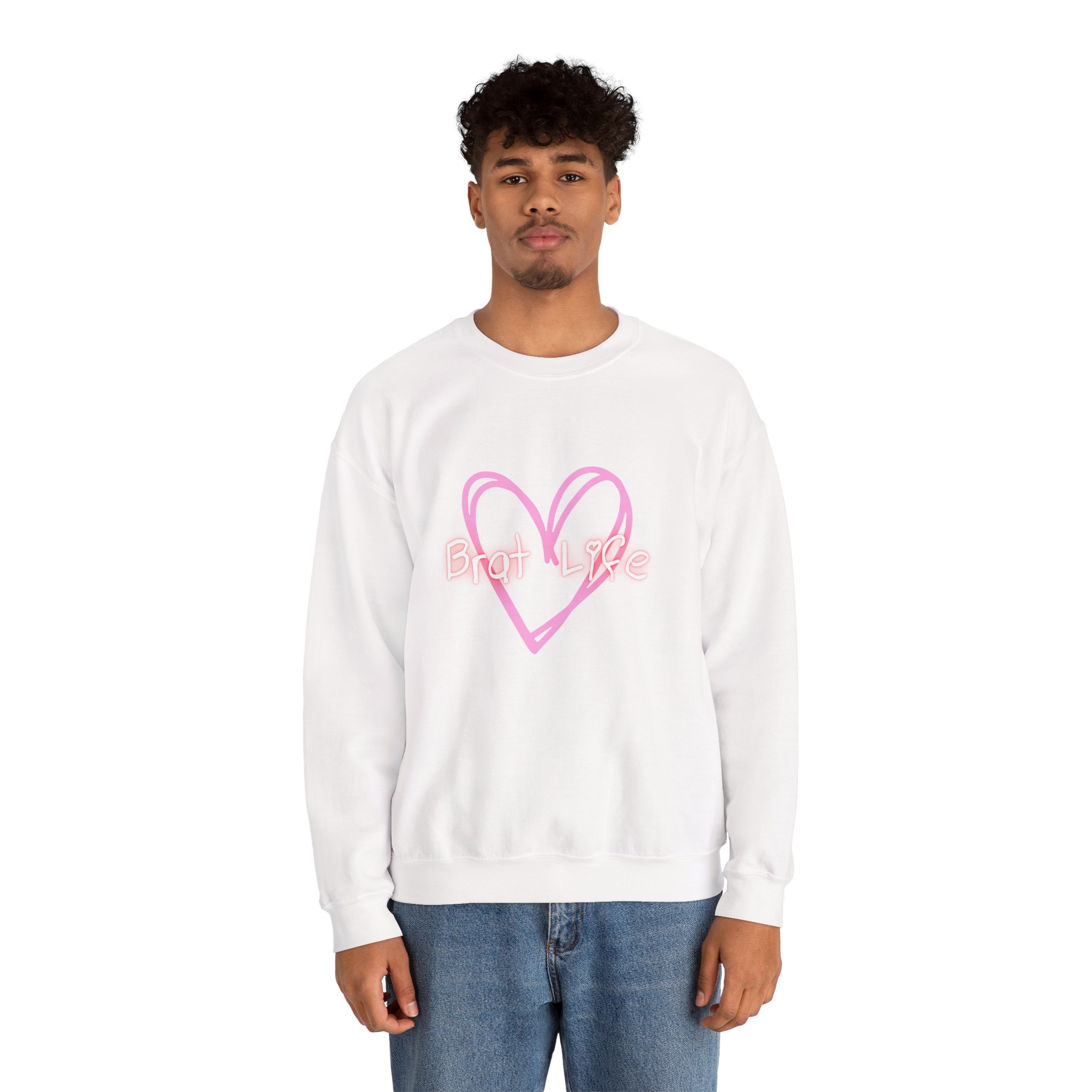 Brat Life Unisex Heavy Blend™ Crewneck Sweatshirt - Image 4