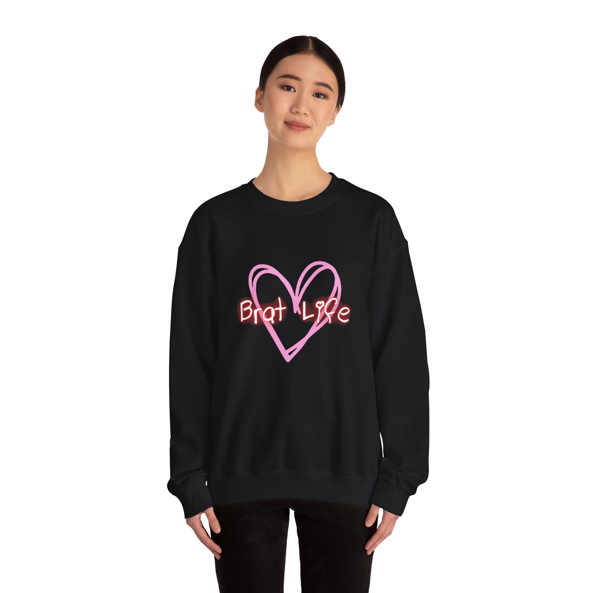 Brat Life Unisex Heavy Blend™ Crewneck Sweatshirt - Image 7