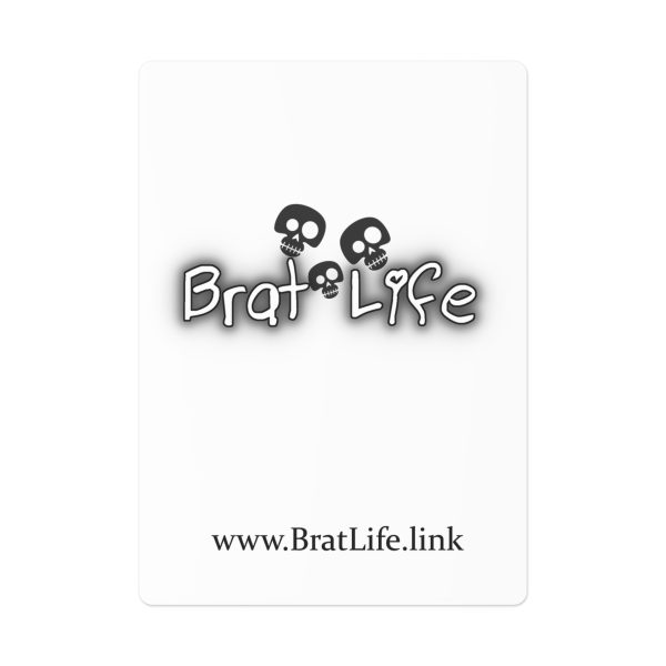 Brat Life TriSkull Poker Cards