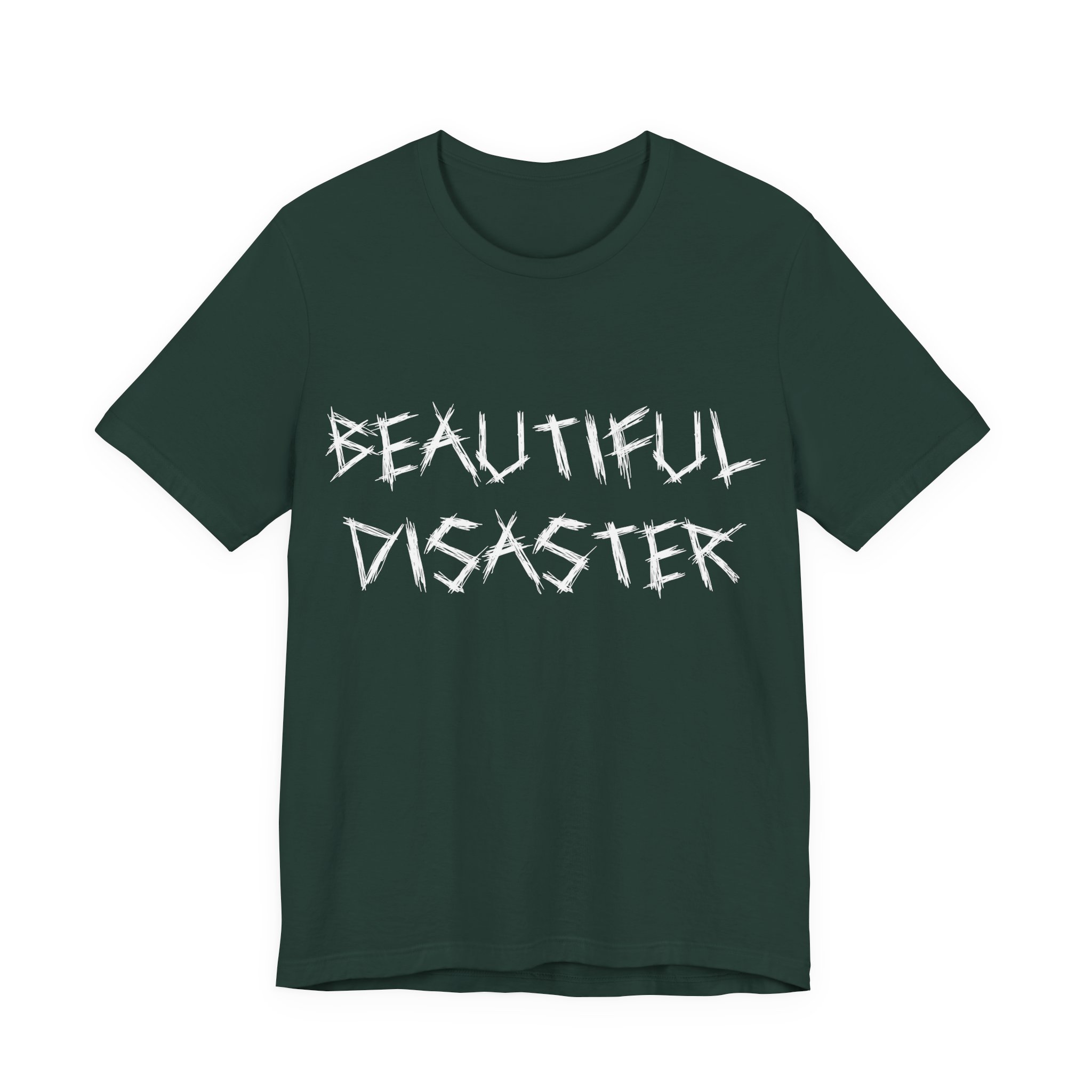 Brat Life "Beautiful Disaster" Unisex Jersey Short Sleeve Tee - Image 39